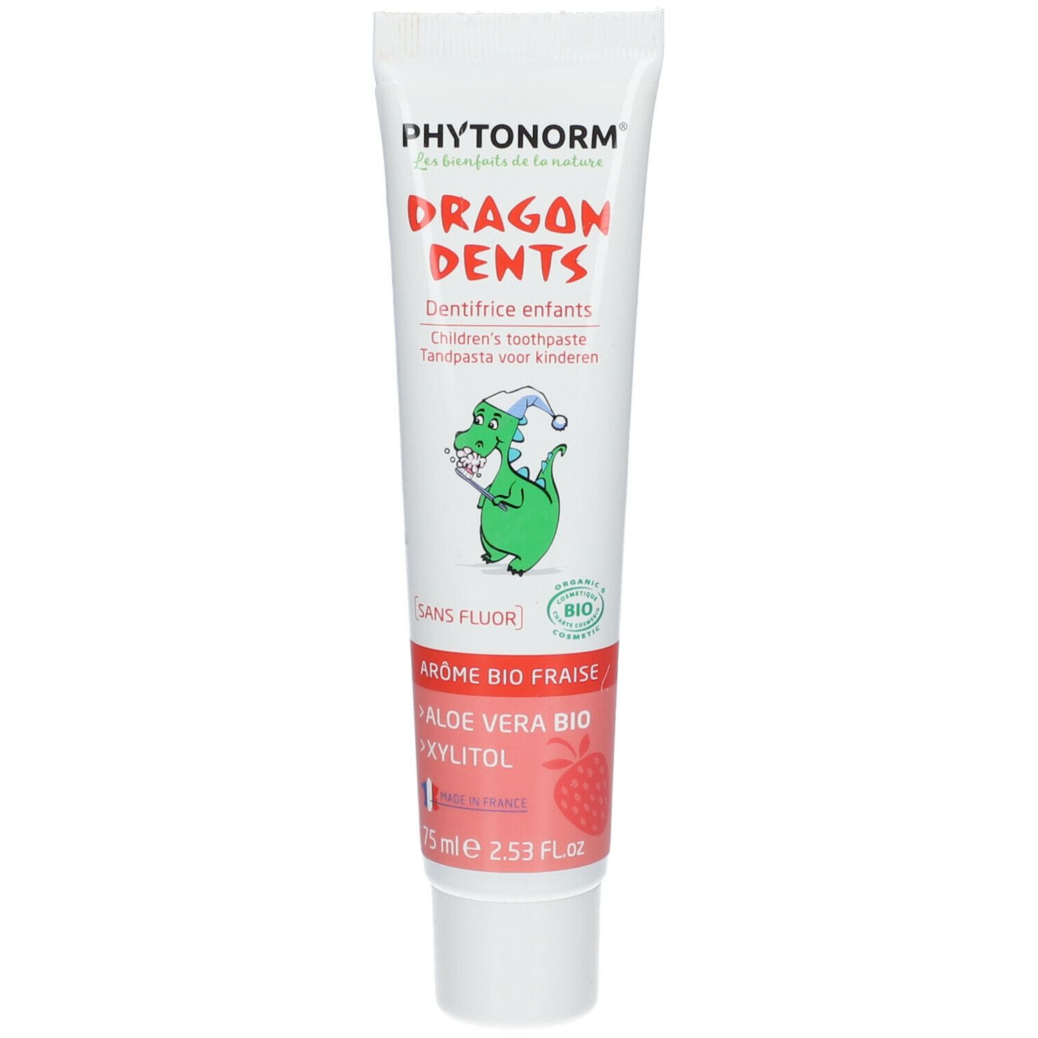 Phytonorm® Dragondents Dentifrice enfants arôme fraise