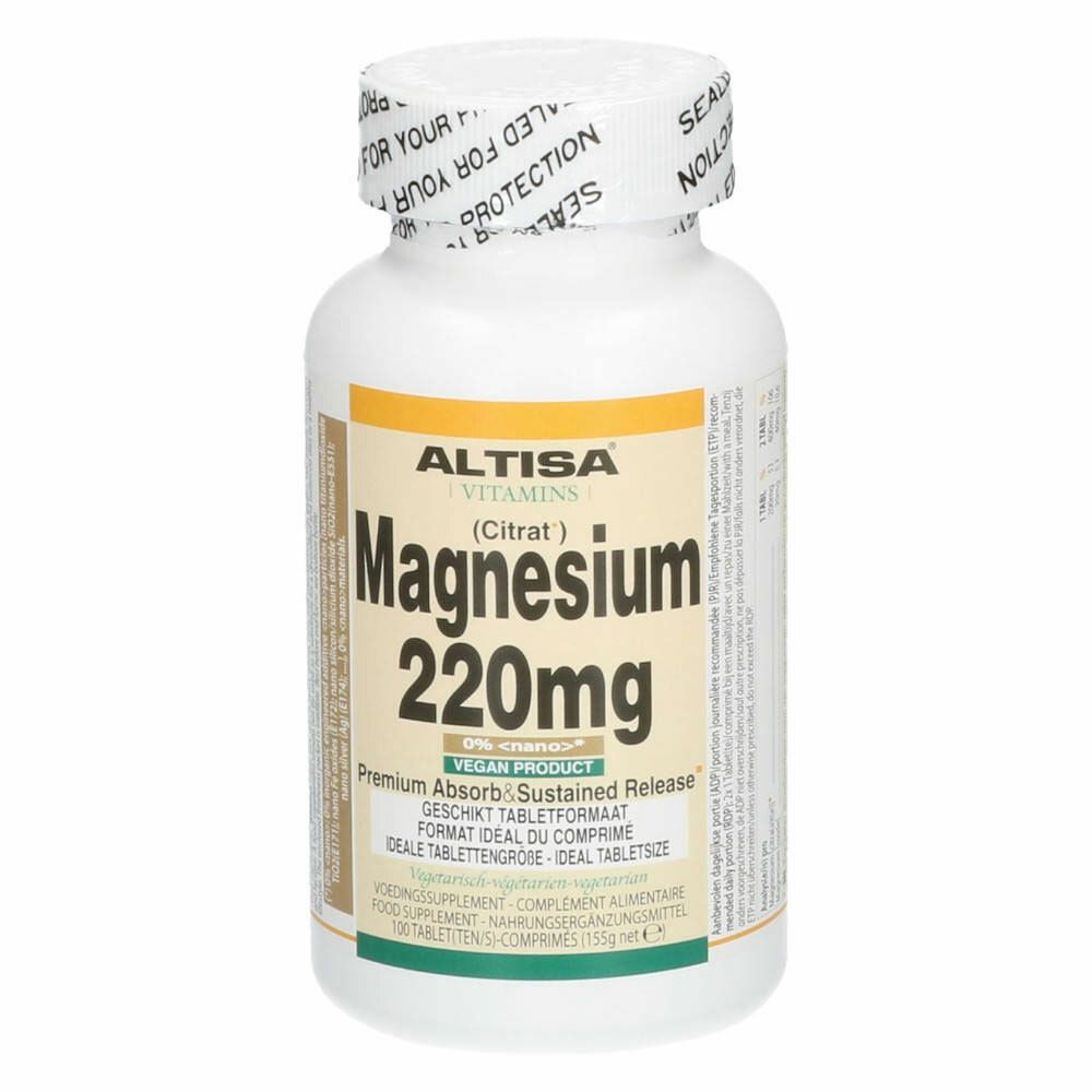 Altisa Magnesium Citrat 220 mg