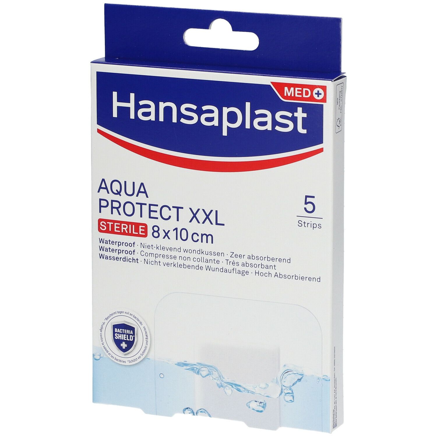 Hansaplast Aquaprotect XXL Stérile 8 x 10 cm