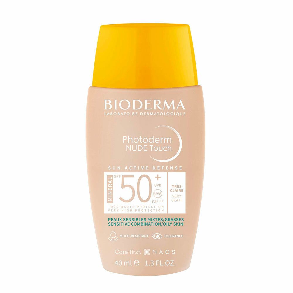Bioderma Photoderm Nude Touch Wet Spf50+ Teinte Très Claire