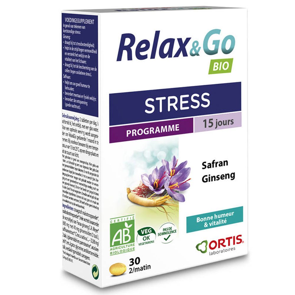 Ortis® Relax & Go Bio Stress Programme 15 jours