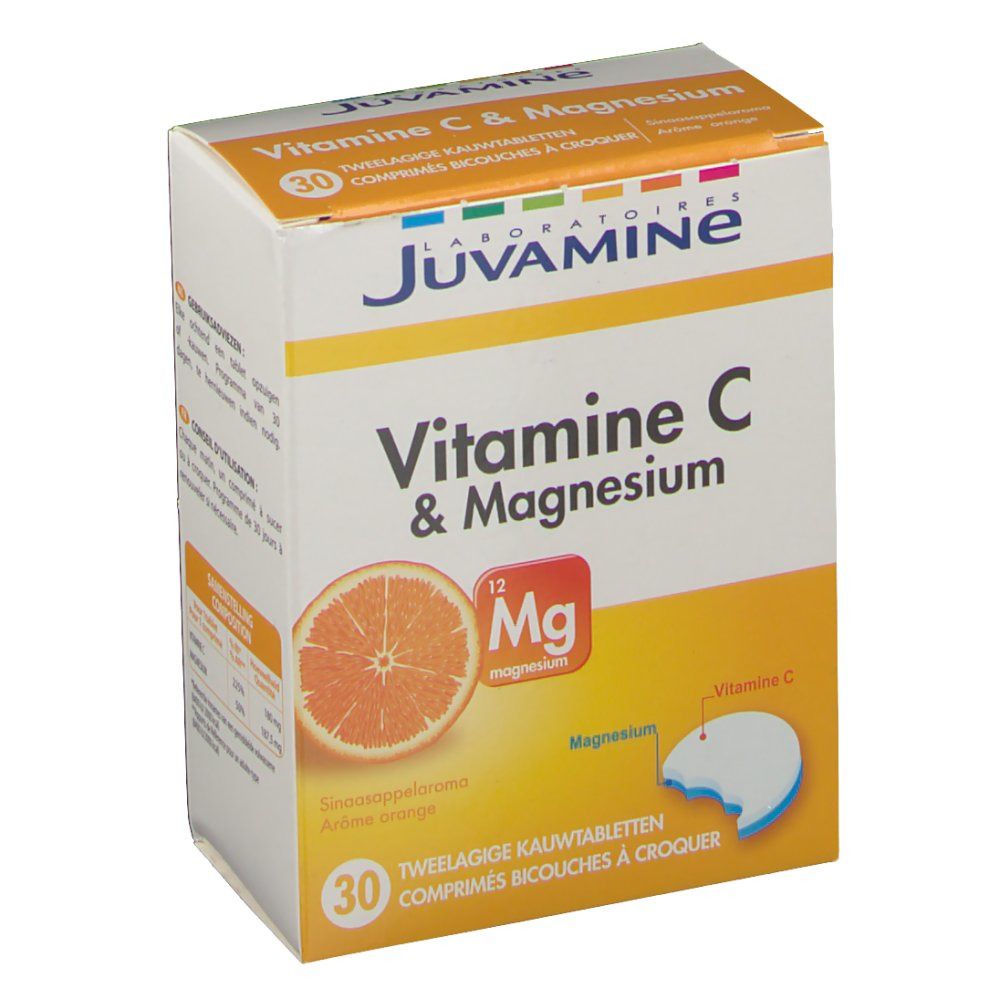 JUVAMINE Vitamine C & Magnésium shoppharmacie.fr