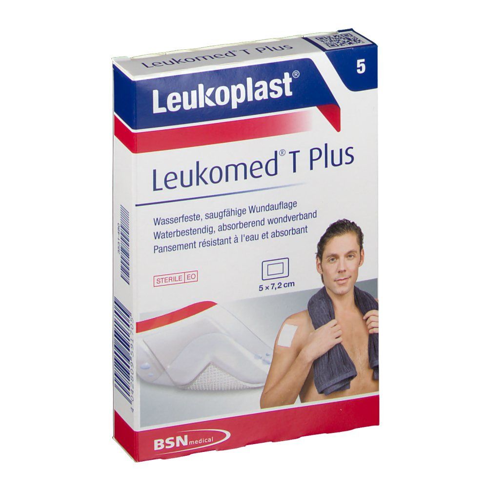 Leukoplast® Leukomed® T plus Stérile 5 x 7,2 cm
