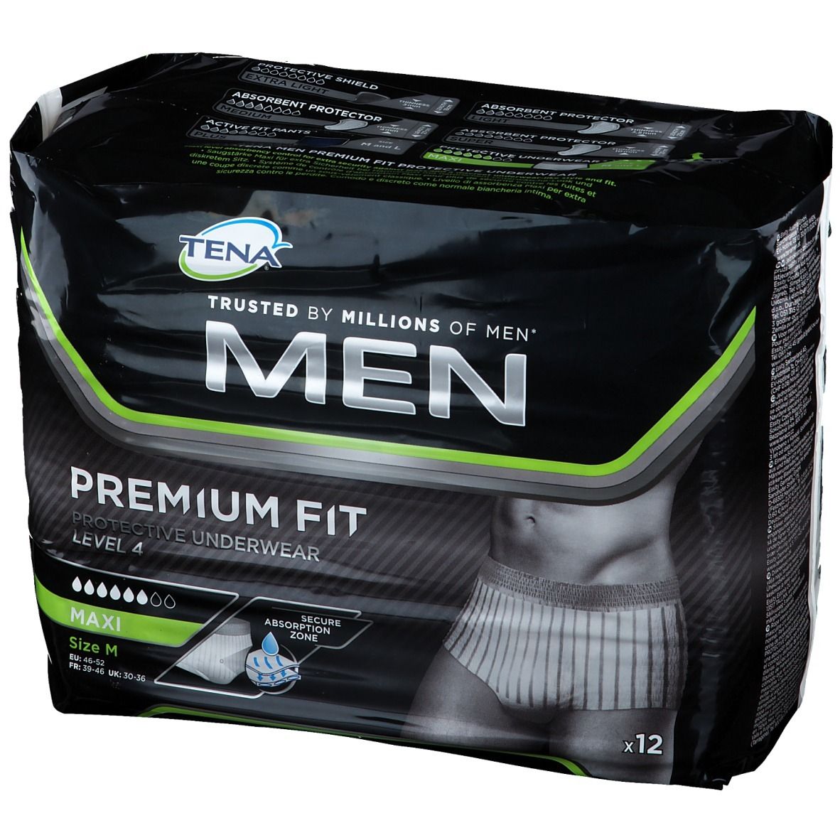 Tena Men Premium Fit Protection Level 4 Medium - shop-pharmacie.fr