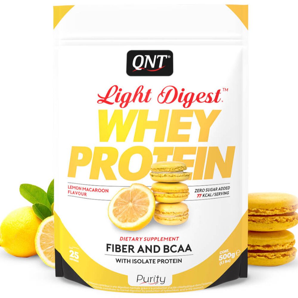QNT Light Digest Whey Protein Macaron - Citron