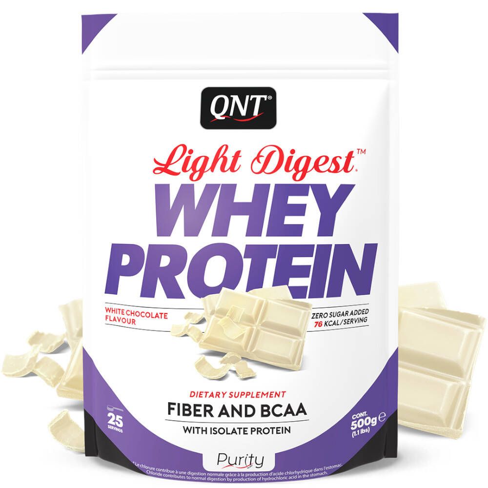 QNT Light Digest Whey Protein Chococat Blanc