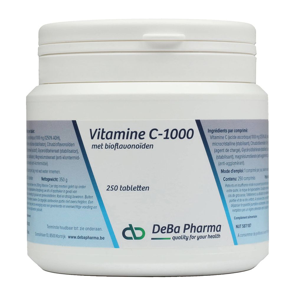DeBa Pharma Vitamine C 1000 mg avec Bioflavonoïdes
