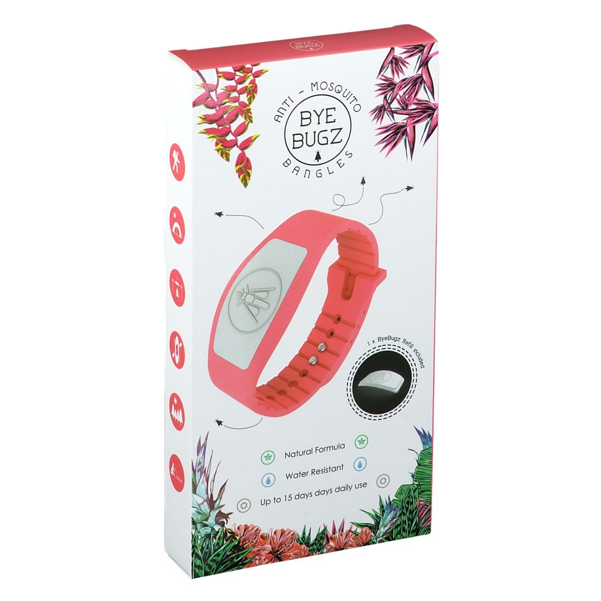 ByeBugz® Bangle Fire Fish Coral