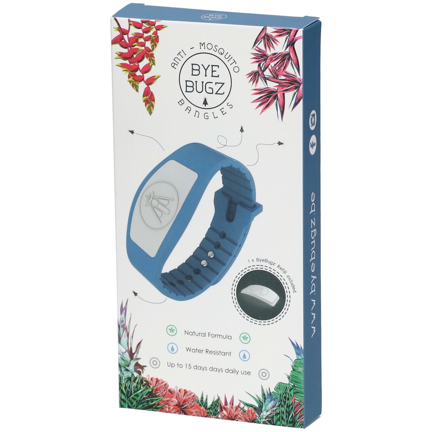 ByeBugz® Bangle Salty Blue Wave