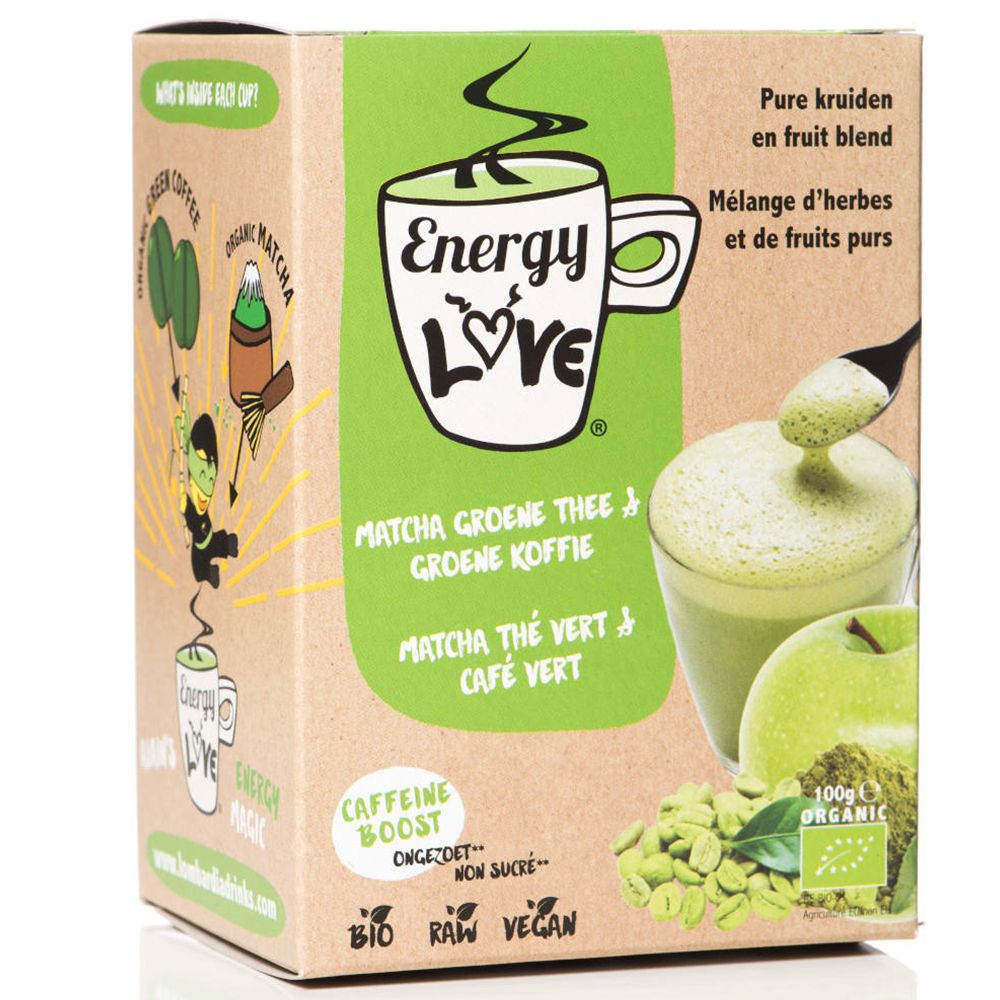 EnergyLove Thé Matcha & Café vert Bio