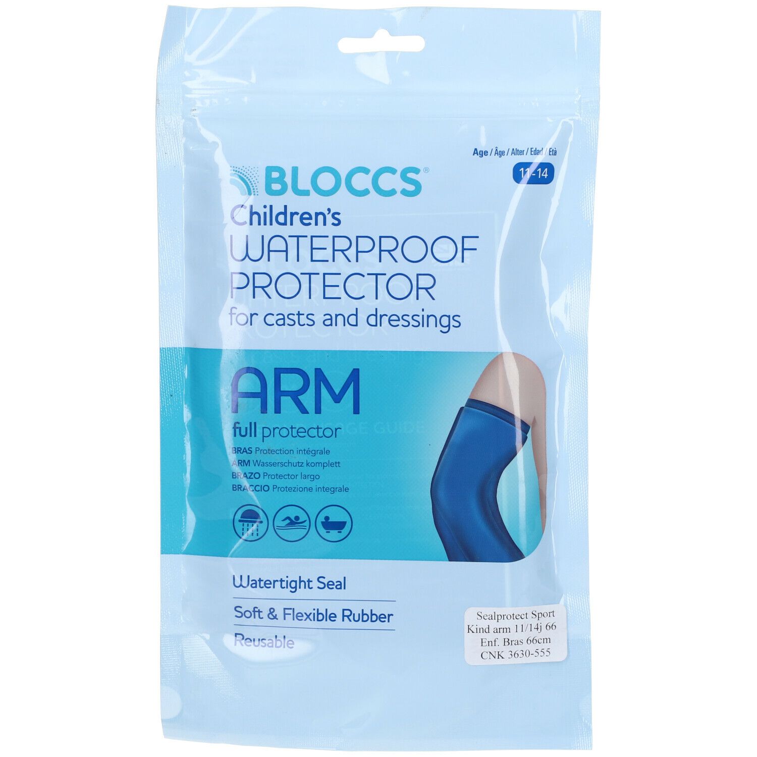 Bloccs® Protection waterproof Enfant Sport Bras 11-14 ans 66 cm
