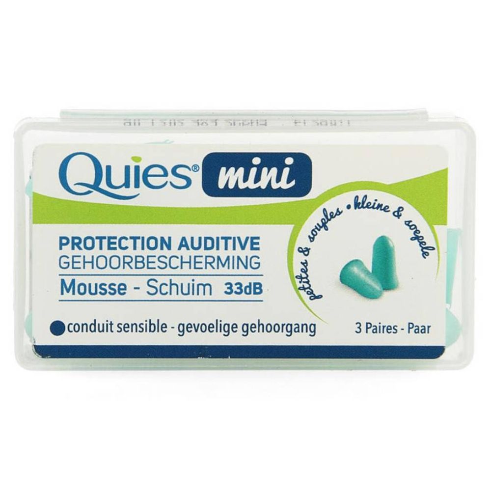 Quies® Mini Protection auditive en mousse