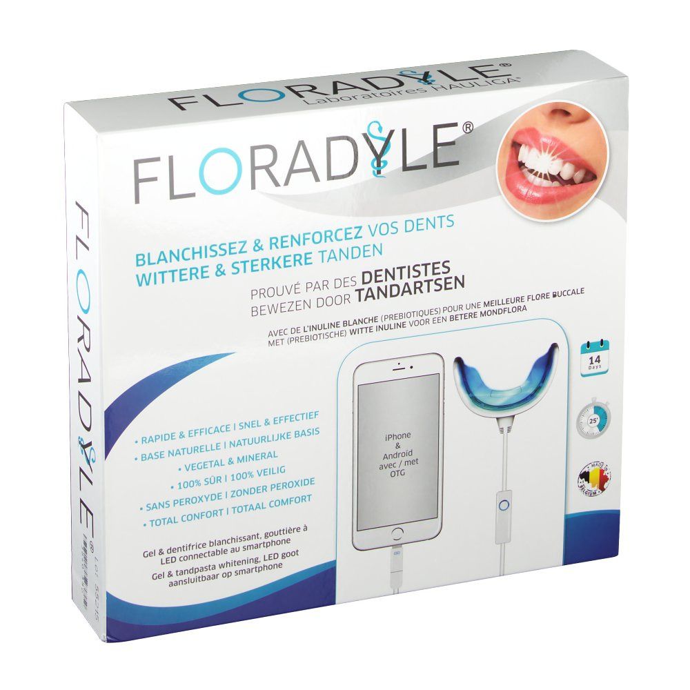 Floradyle Kit de blanchiment des dents