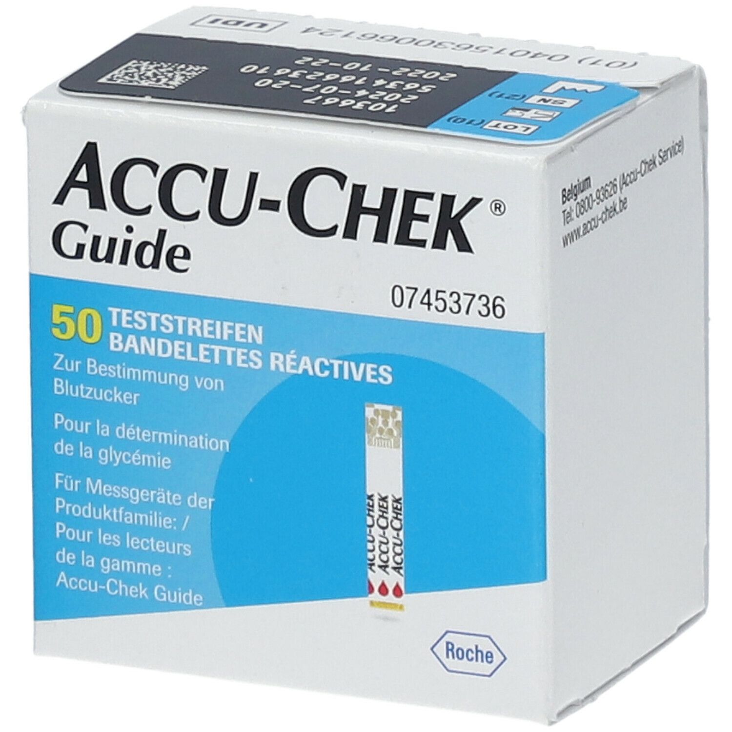 Accu-Chek® Guide Bandelettes réactives