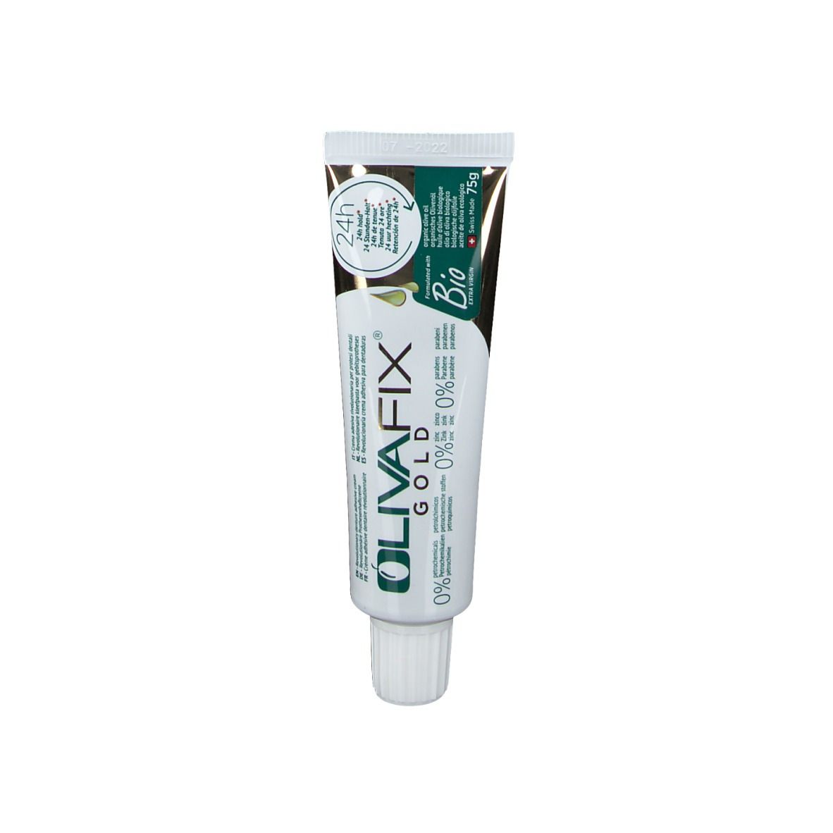 OlivaFix® Gold Crème adhésive dentaire