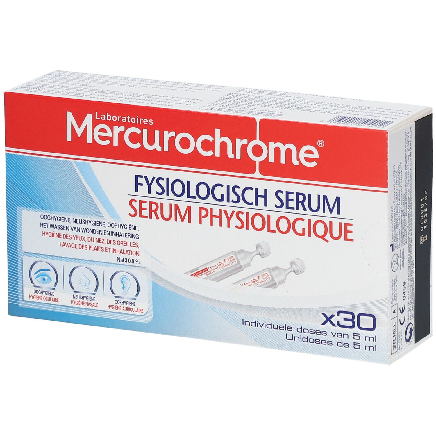 Mercurochrome® Sérum physiologique