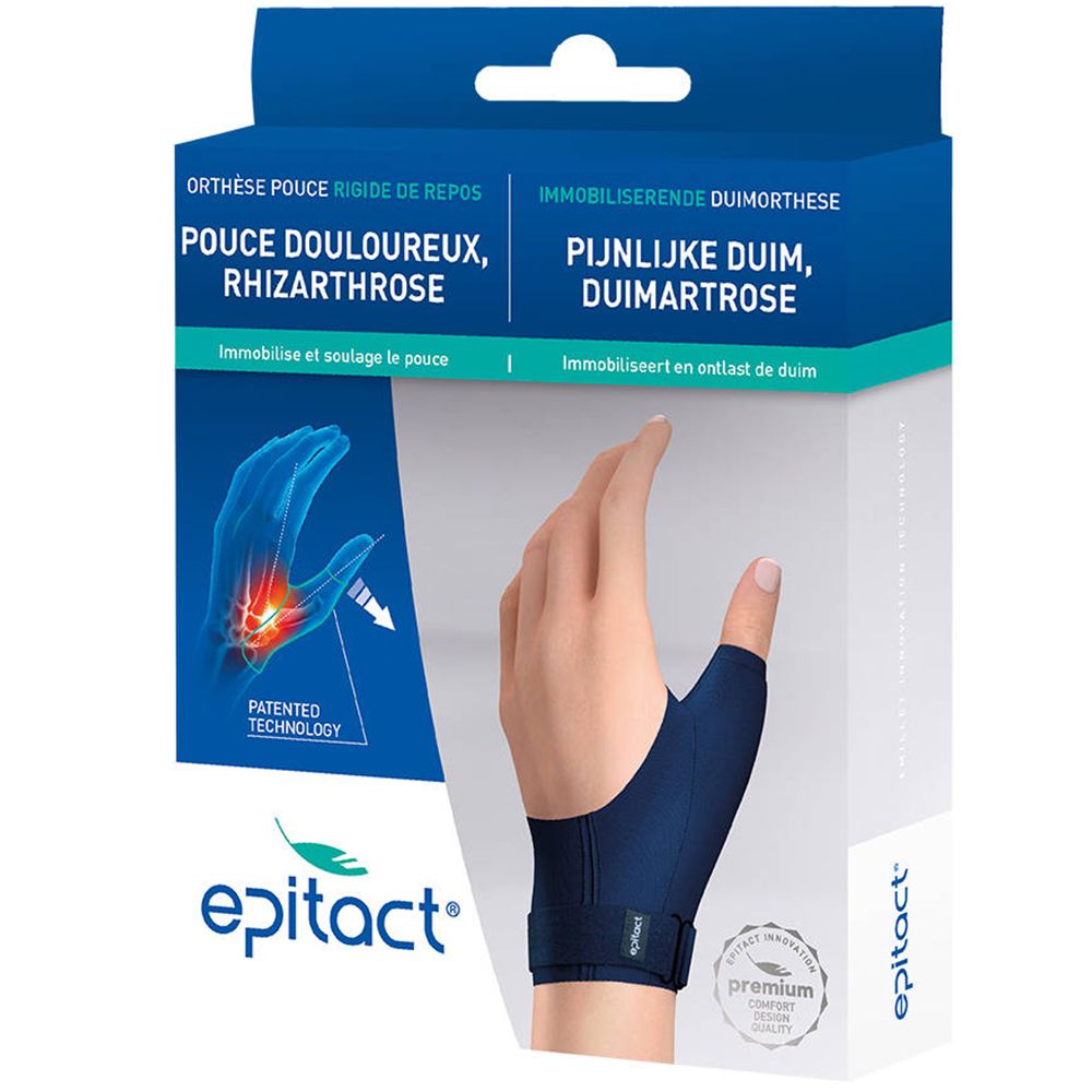 epitact® Orthèse Pouce Rigide de Repos Gauche Medium