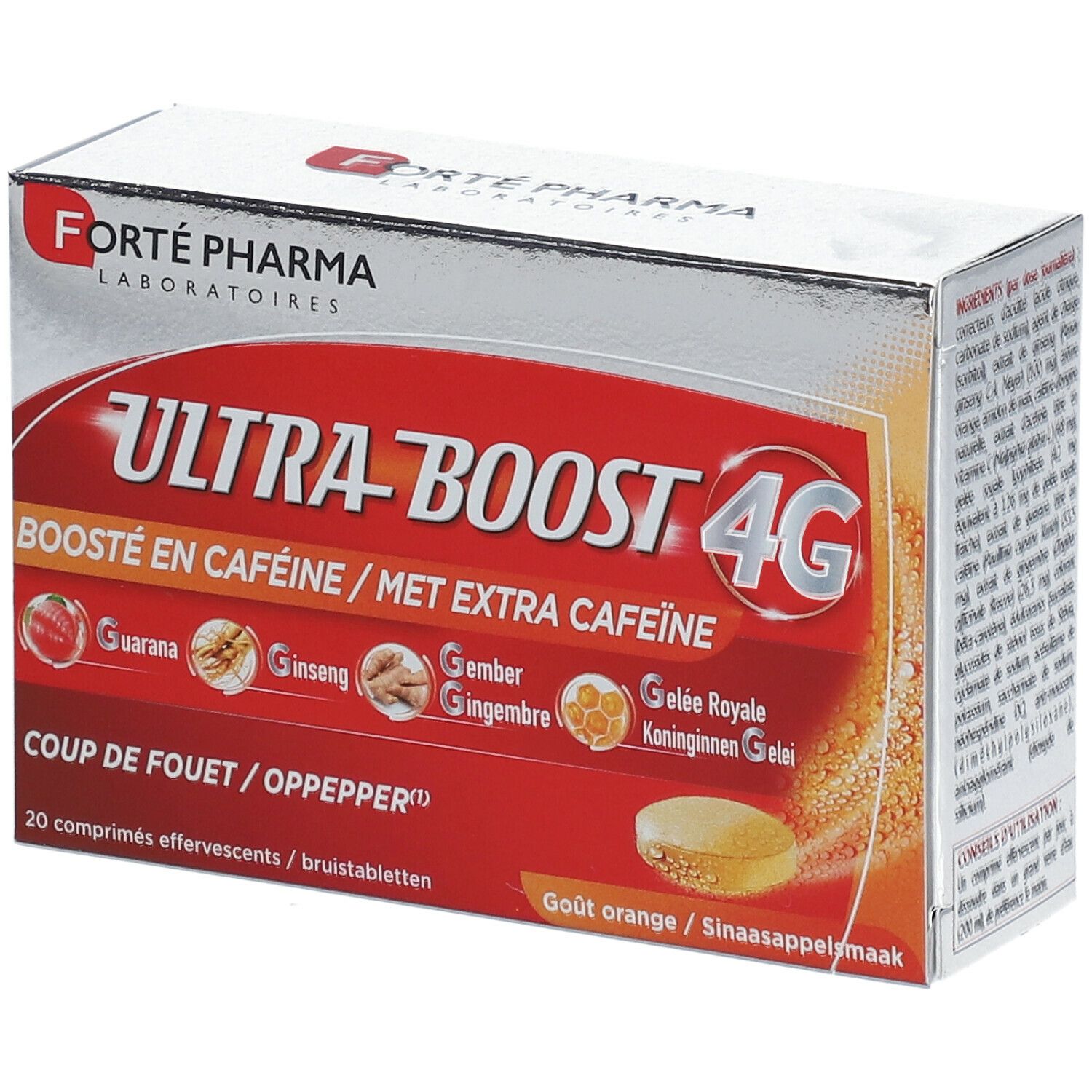 Forté Pharma Vitalité 4G Ultra Boost + Caféine Effervescent