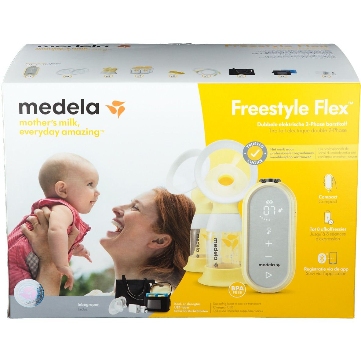 Medela Freestyle Flex™ Tire-lait électrique double + Batterie