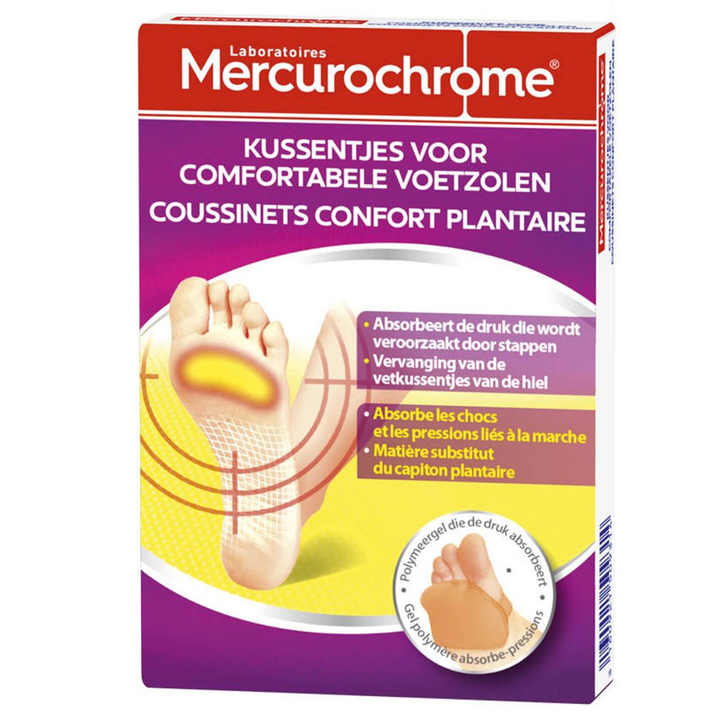 Mercurochrome® Coussinets confort plantaire