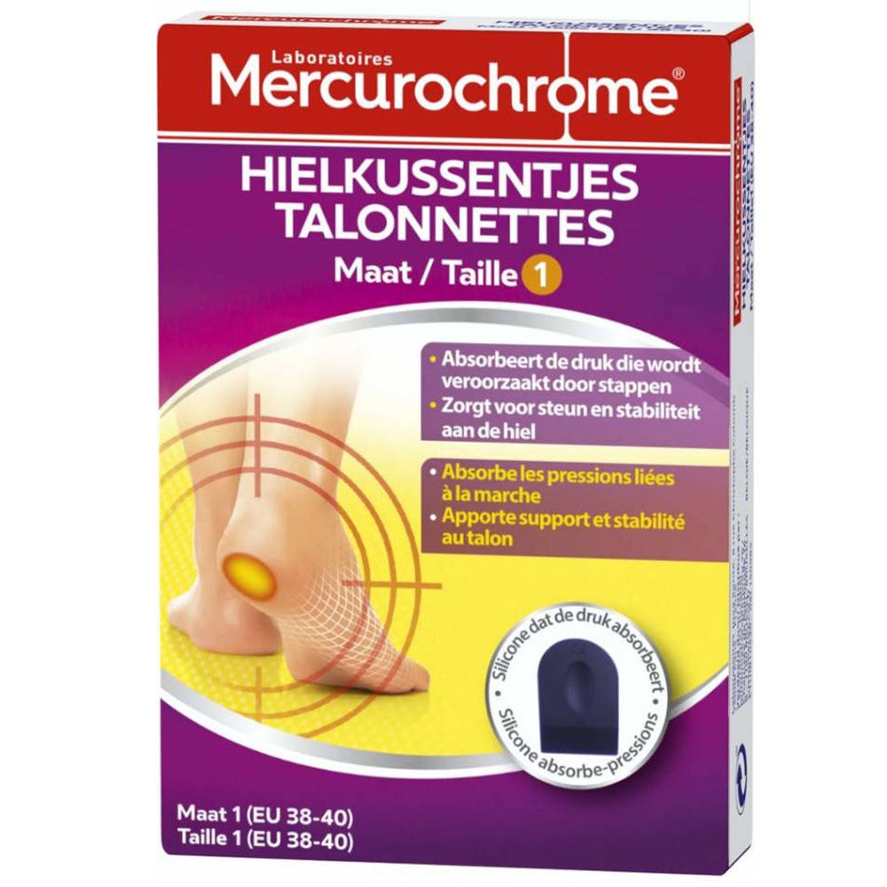 Mercurochrome® Talonnettes Taille 1