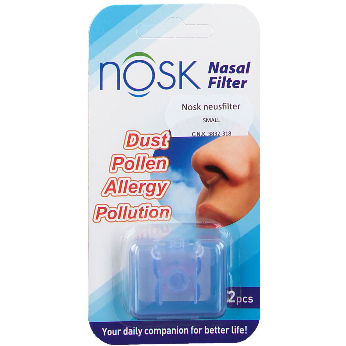 Nosk Filtre nasal taille S