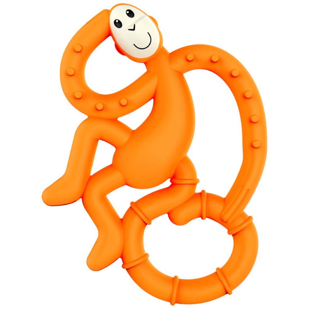 Matchstick Monkey Mini Jouet de dentition Orange