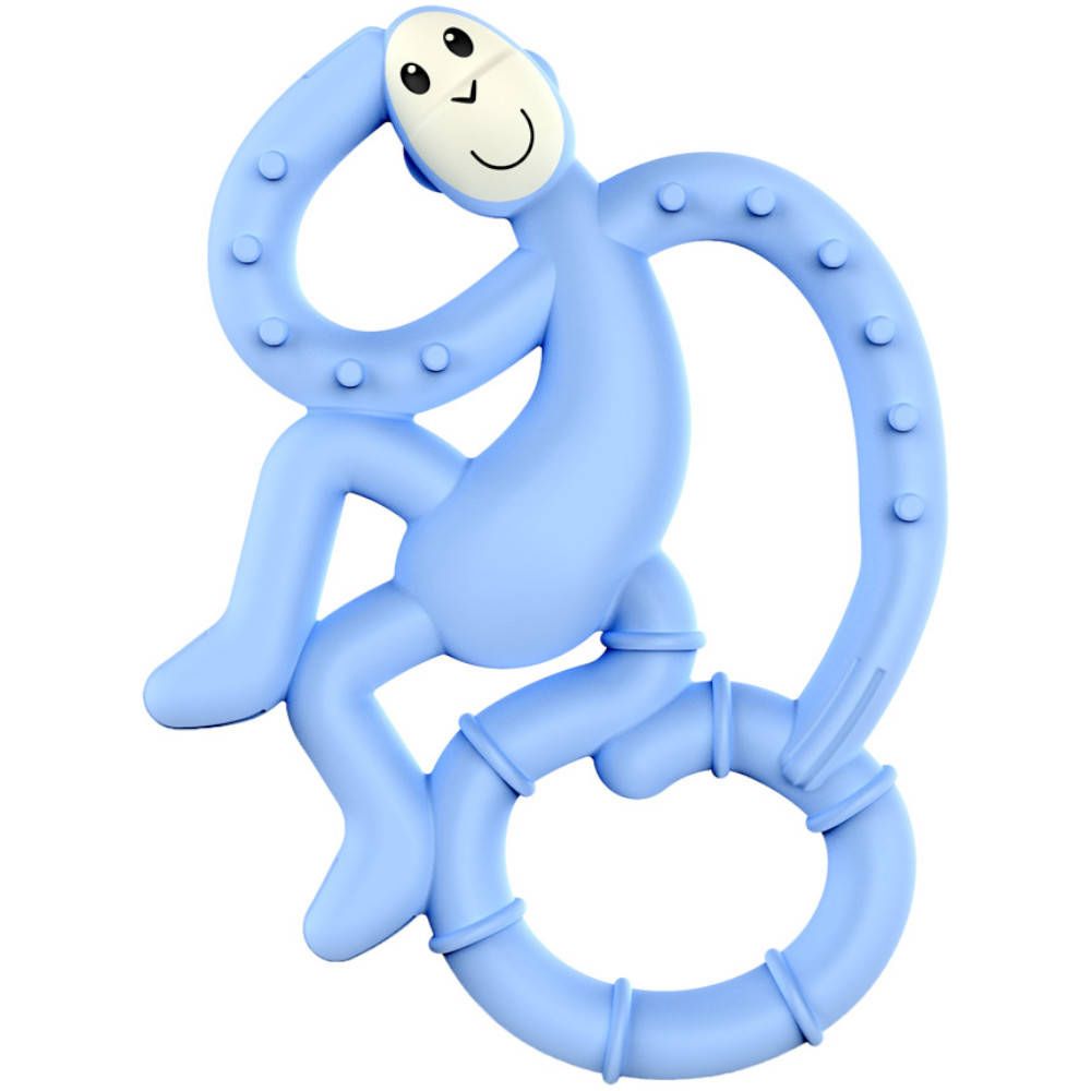 Matchstick Monkey Mini Jouet de dentition Bleu clair