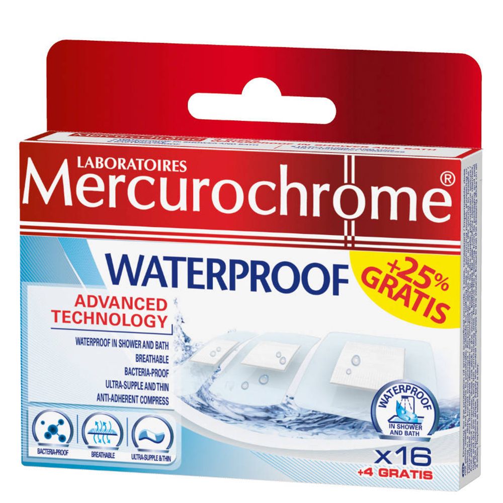 Mercurochrome® Pansements Waterproof