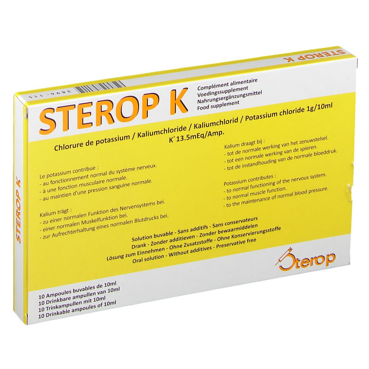 Sterop K Solution buvable
