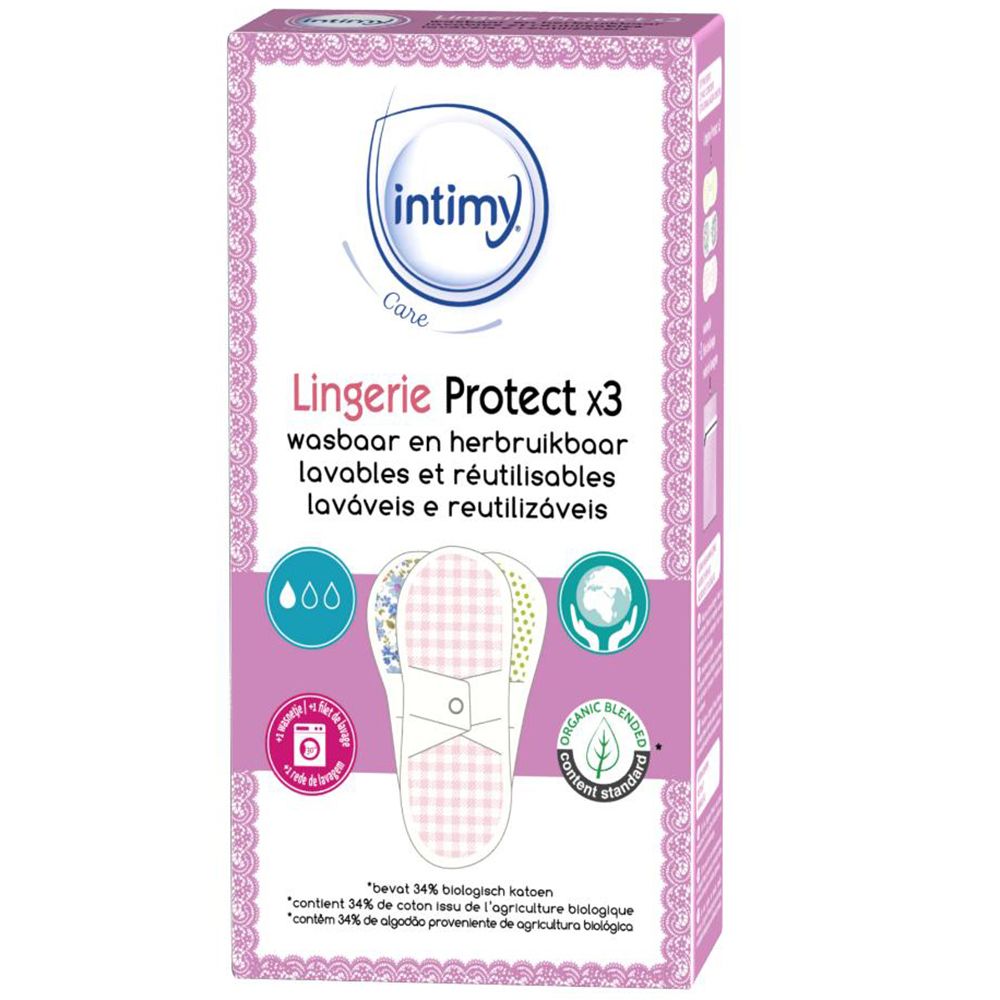 Intimy® Care Lingerie Protect lavables et réutilisables