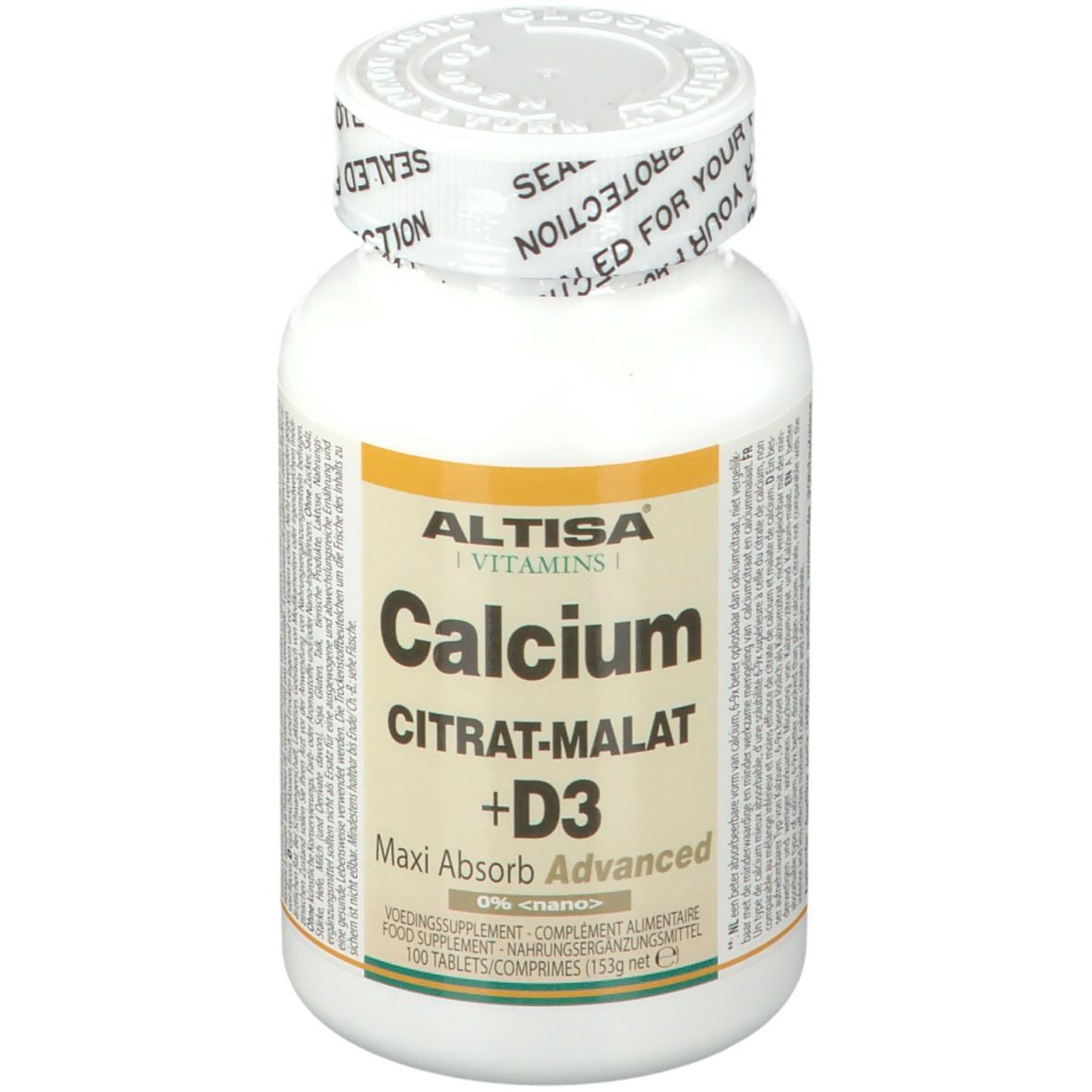 Altisa Vitamines Calcium Citrate-Malate + D3