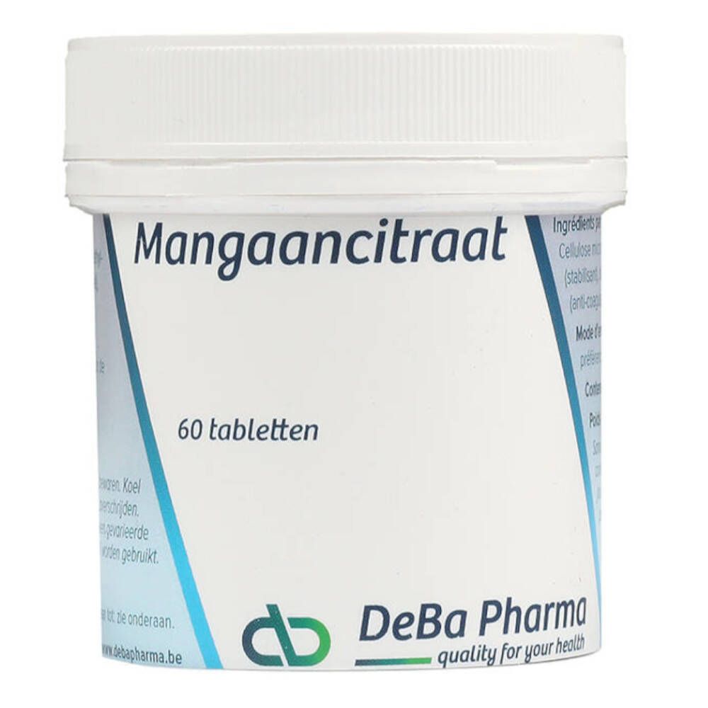 DeBa Pharma Citrate de manganèse