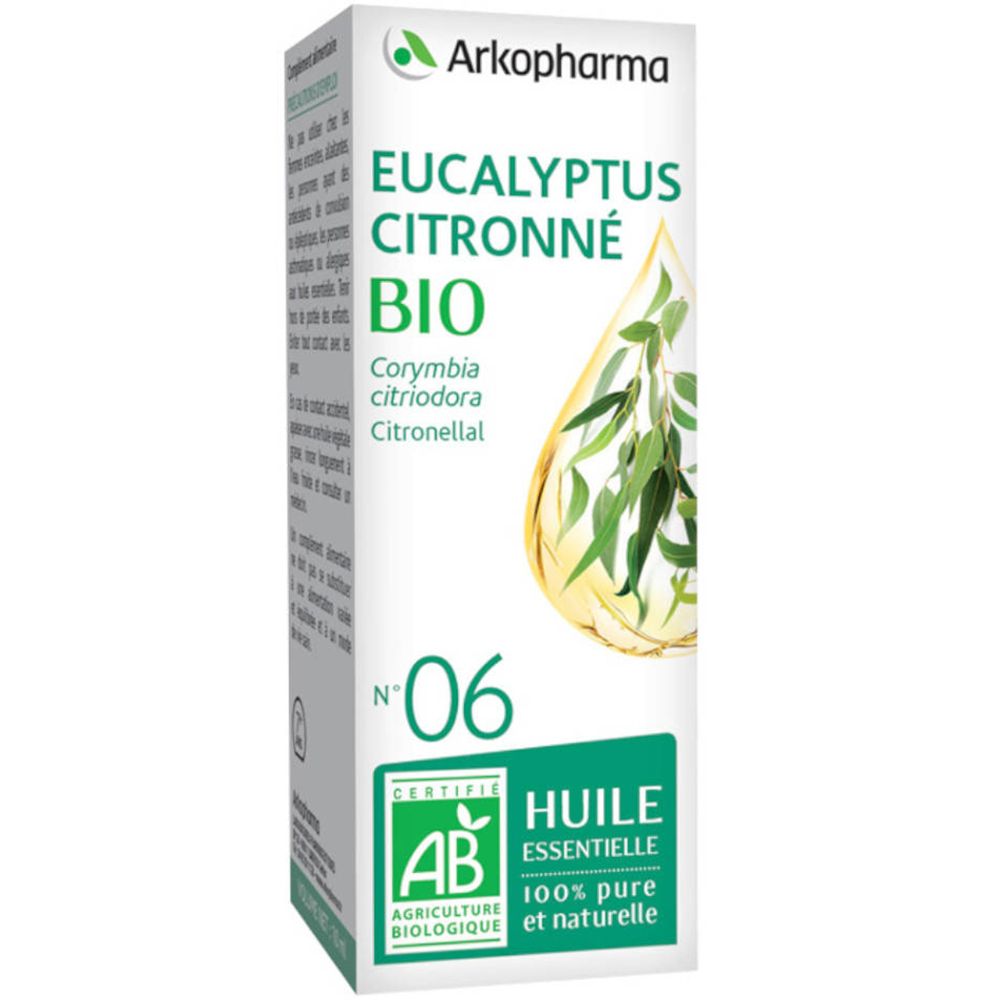 Arkopharma Olfae® N°06 Huile Essentielle d'Eucalyptus Citronné Bio