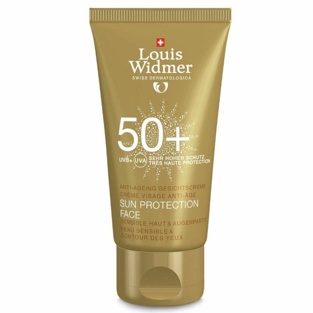 Louis Widmer Sun Protection Visage Spf50+ sans parfumé