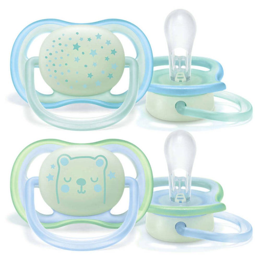 Avent Sucette Ultra Air Night Boy 0-6 Mois (Couleur non sélectionnable)