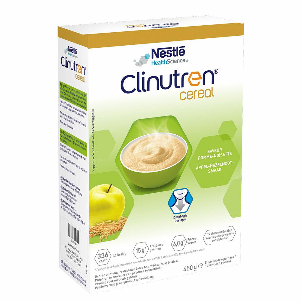 Nestlé Health Science® Clinutren® Cereal Pomme - Noisette