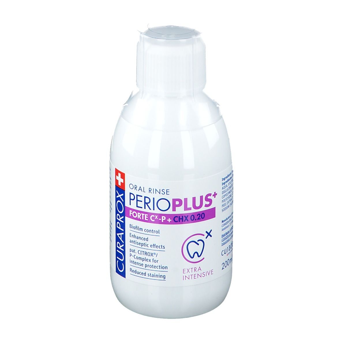 Curaprox Oral Rinse Perio Plus+ Forte Cx-P + CHX 0,20