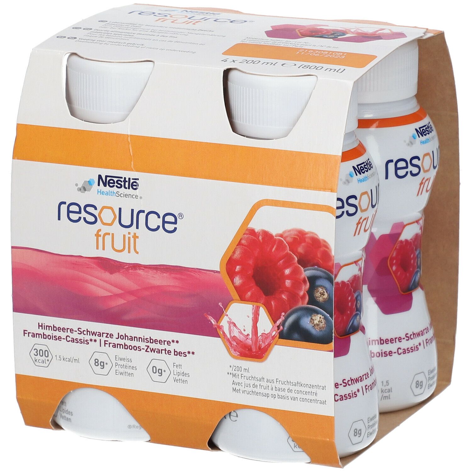 Nestlé Health Science® resource® Fruit Framboise - Cassis