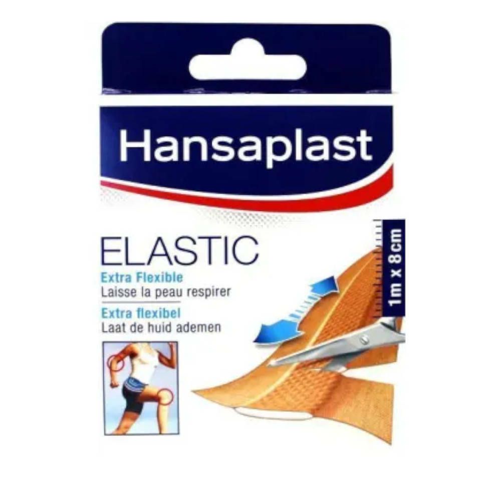 Hansaplast Elastic Pansement 1 m x 8 cm