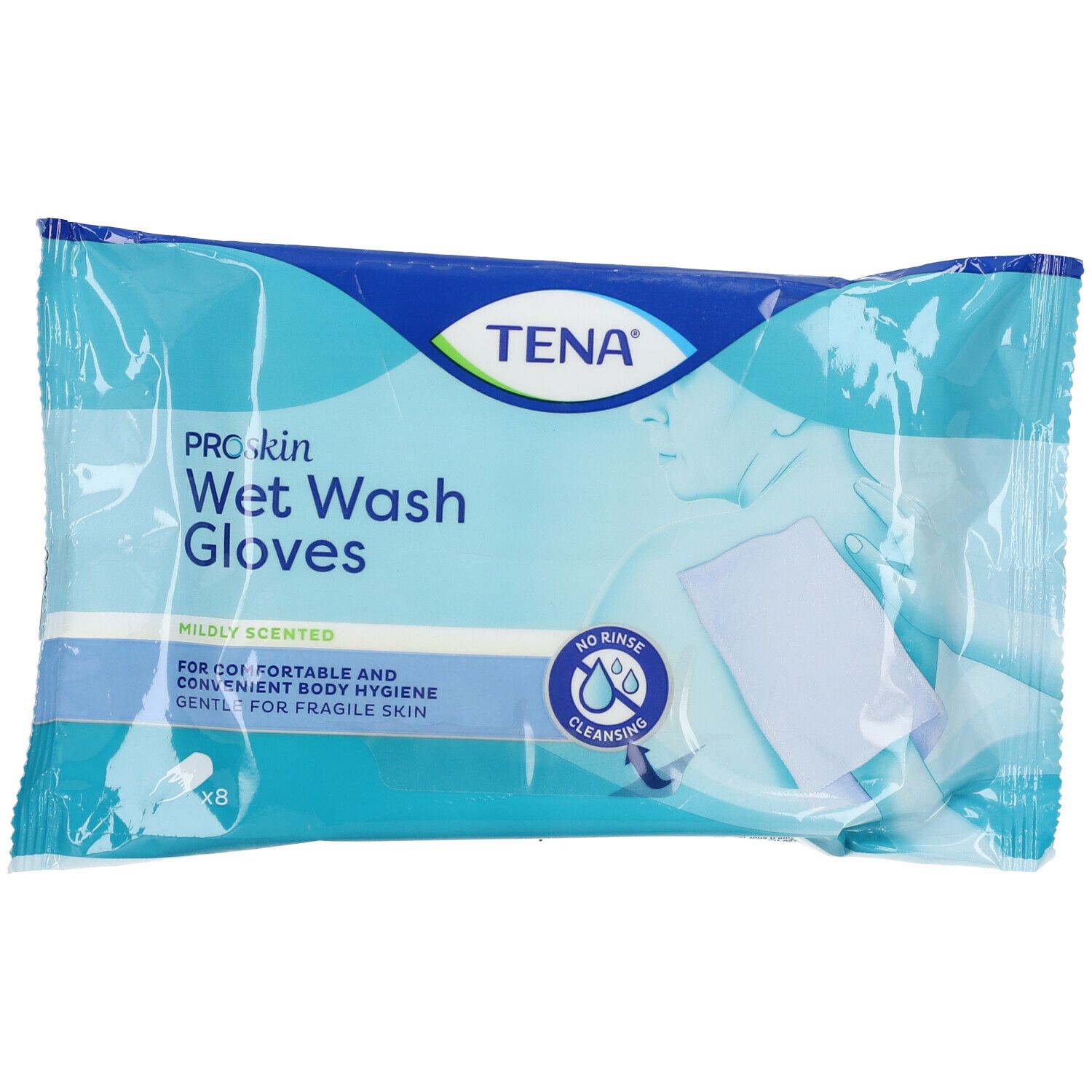 Tena® Wet Wash Gloves ProSkin Parfum doux