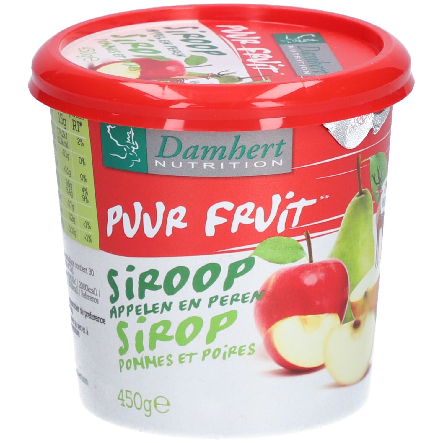 Damhert Pure Fruit Sirop Pomme-Poire