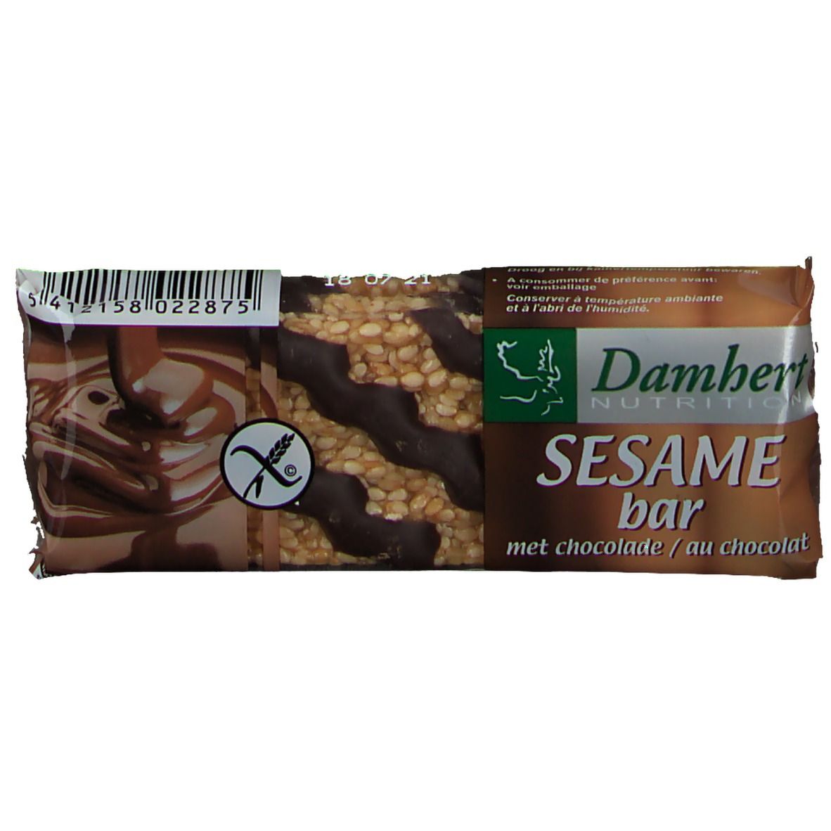 Damhert Traditional Barre sésame au chocolat