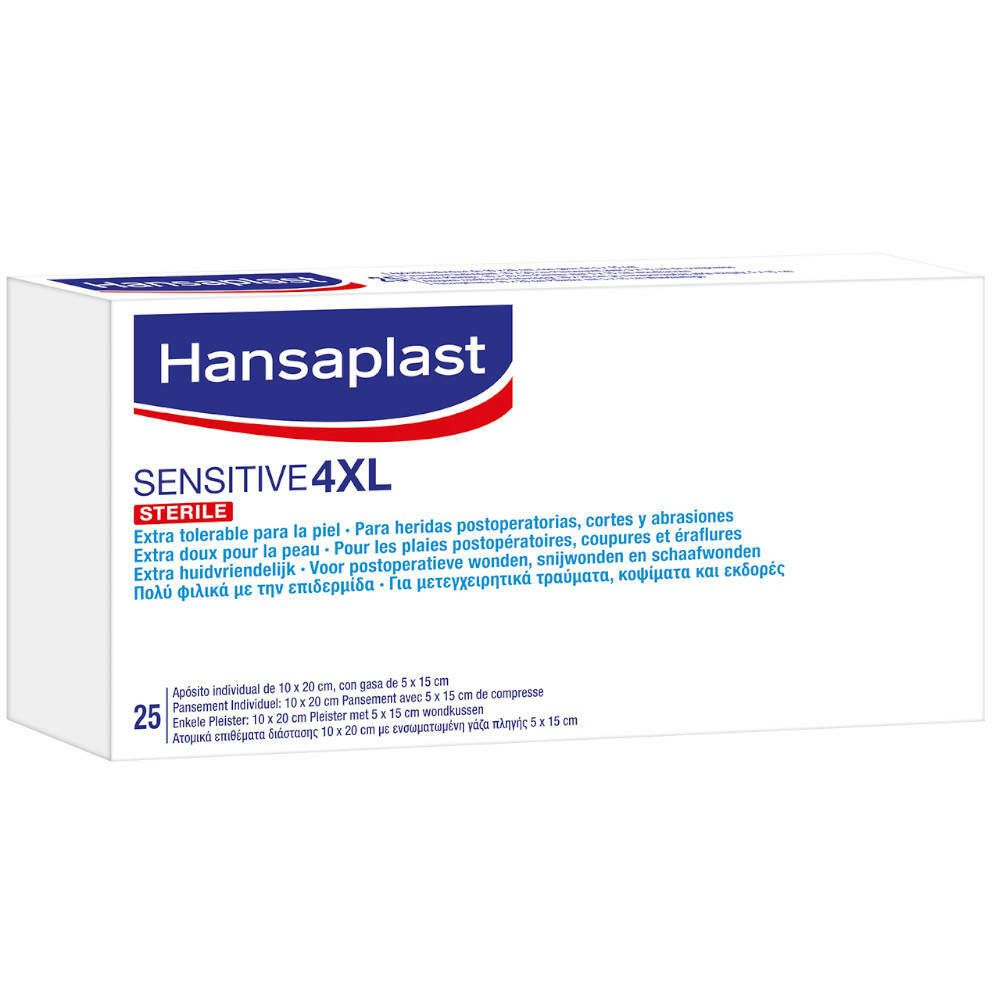Hansaplast Sensitive 4XL Stérile 10 x 20 cm