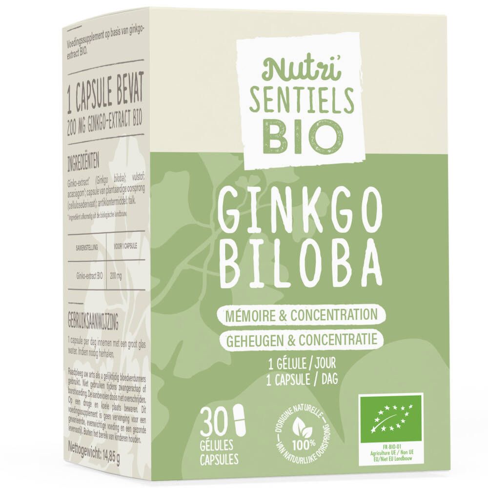Nutrisanté Nutrisentiels BIO Ginkgo Biloba