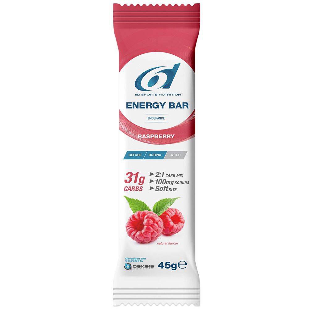 6D Sports Nutrition Energy Bar Framboise