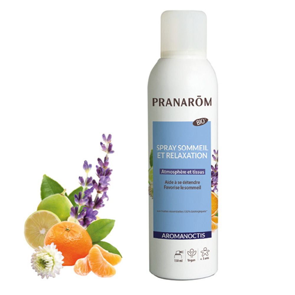 Pranarôm Aromanoctis – Spray sommeil relaxation Bio
