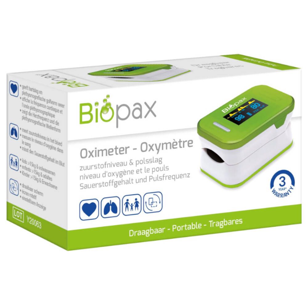 Biopax Oxymètre