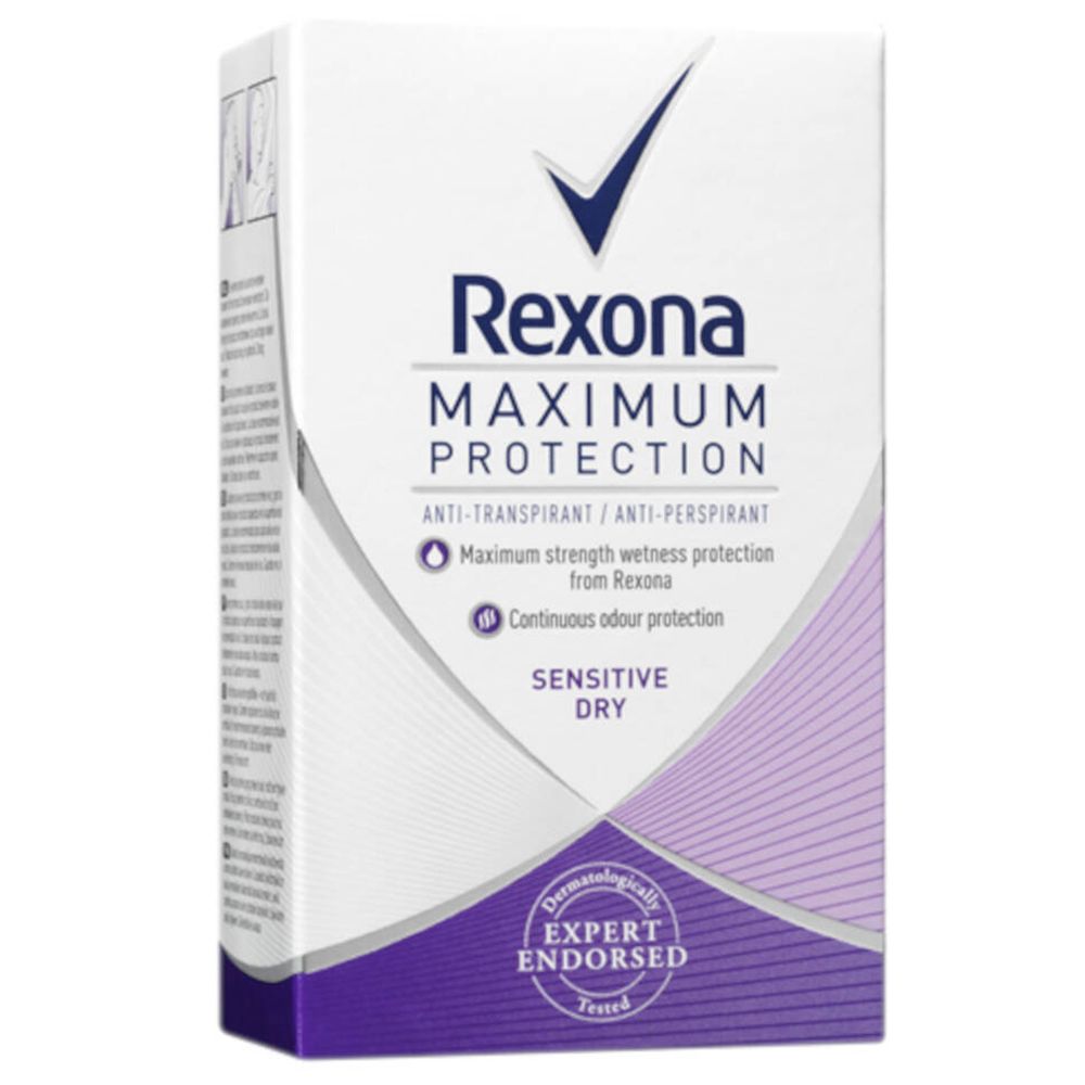 Rexona maximum protection Sensitive Dry Deodorant Roll-on pour les femmes