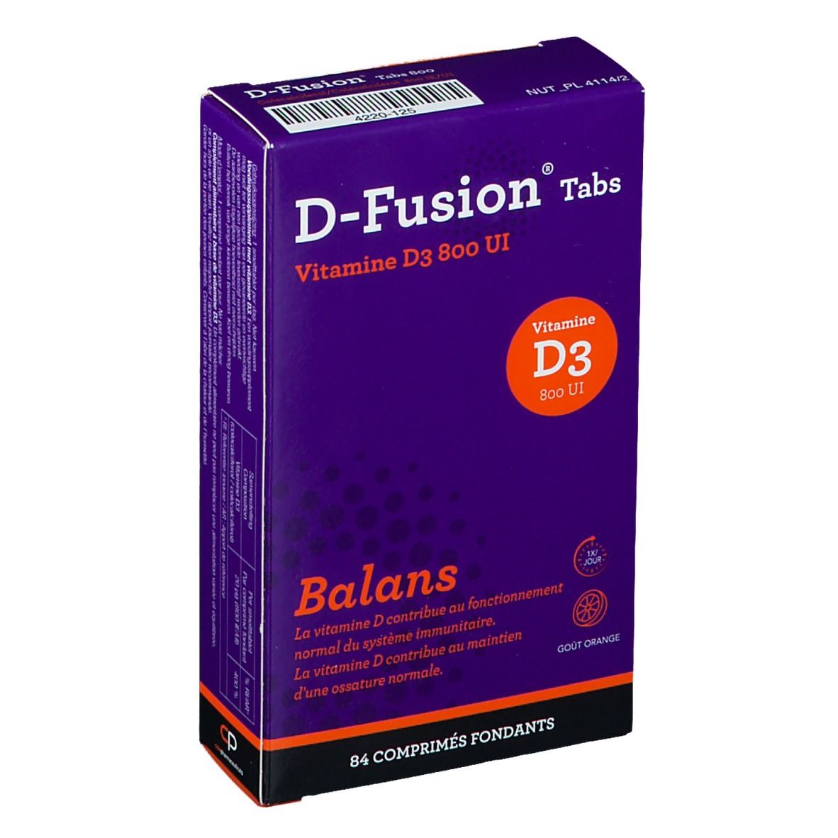 D-Fusion® Tabs Vitamine D3 800 UI